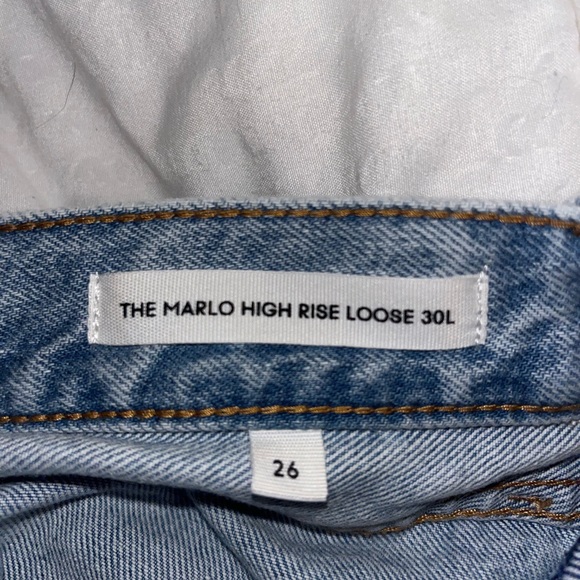 Aritzia Marlo High Rise Loose Denim Forum Jeans - Picture 6 of 6